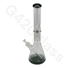 Load image into Gallery viewer, 16 Inch Beaker Base Ice Bong Heavy Duty W/ Lattice Showerhead