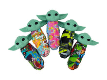 Load image into Gallery viewer, baby yoda glass silicone pipe