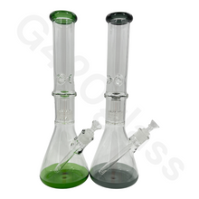 Load image into Gallery viewer, 16 Inch Beaker Base Ice Bong Heavy Duty W/ Lattice Showerhead