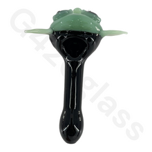 Load image into Gallery viewer, 5 Inch Heavy Duty Yoda Glass Hand Pipes | Spoon Pipe