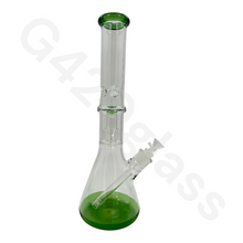 Load image into Gallery viewer, 16 Inch Beaker Base Ice Bong Heavy Duty W/ Lattice Showerhead