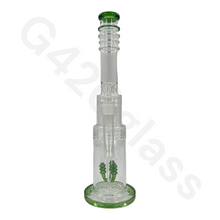 Load image into Gallery viewer, 18 Inch Lookah Glass Monster Triple Chamber Pipe | Big Bong