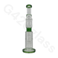 Load image into Gallery viewer, Green Pipe Bong Glass Water Pipe