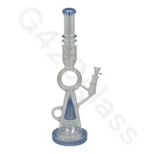 Load image into Gallery viewer, 17.3 Inch LOOKAH Conical Megacomplex Glass Bong | Water Pipes