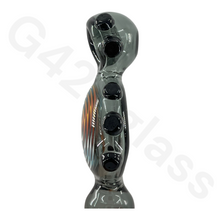 Load image into Gallery viewer, 5 Inch Snail Style Hand Pipe with Colorful Pattern | Built-in Honeycomb Screens