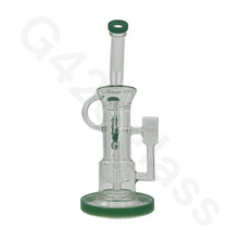 Load image into Gallery viewer, 12 Inch Complicated Water Pipe Recycler Hookah Glass Bongs Oil Rigs Multi Filter Bong