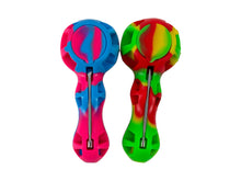 Load image into Gallery viewer, silicone smoking glass pipe