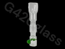 Load image into Gallery viewer, clear chillum with colorful dot