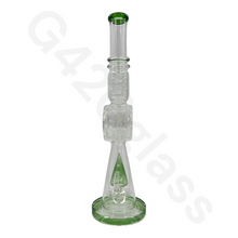 Load image into Gallery viewer, 17.3 Inch LOOKAH Conical Megacomplex Glass Bong | Water Pipes