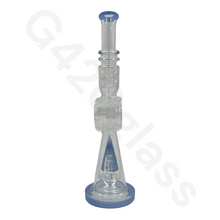Load image into Gallery viewer, 17.3 Inch LOOKAH Conical Megacomplex Glass Bong | Water Pipes