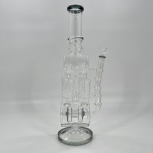 Load image into Gallery viewer, 18 Inch LOOKAH Quad Honeycomb Perc Recycler Water Pipe | Glass Bong