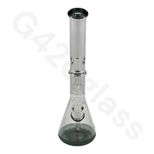 Load image into Gallery viewer, 16 Inch Beaker Base Ice Bong Heavy Duty W/ Lattice Showerhead