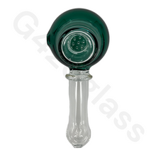 Load image into Gallery viewer, Teal Glass Pipe