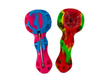 Load image into Gallery viewer, variety color pattern glass silicone pipe
