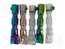 Load image into Gallery viewer, Bamboo glass Chillum Pipe