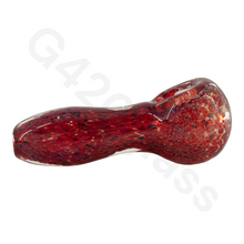 Load image into Gallery viewer, 3 1/2 Inch Fancy Frits Glass Spoon Pipe | G420 Glass Hand Pipe