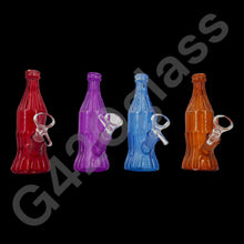 Load image into Gallery viewer, 6 Inch Colorful Beer Bottle Glass Water Pipe Hookah Bong