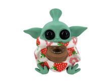 Load image into Gallery viewer, 1set Baby Yoda Silicone Pipe Glass Bowl Star Wars Collectable Colorful Pattern with Lid