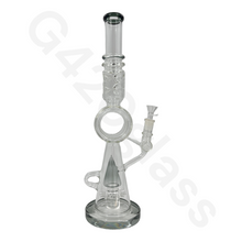 Load image into Gallery viewer, 17.3 Inch LOOKAH Conical Megacomplex Glass Bong | Water Pipes