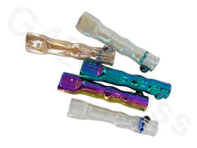 Load image into Gallery viewer, Gorgeous Smoking glass Chillum Pipe