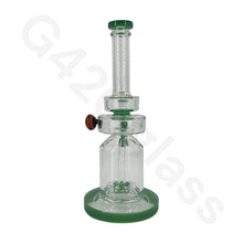 Load image into Gallery viewer, 10 Inch Simple Water Pipe Mini Bubbler Glass Bongs Oil Rigs