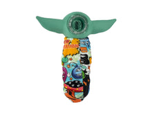 Load image into Gallery viewer, Gorgeous Baby Yoda Silicone Pipe Glass Bowl Star Wars Collectable Variety Patterned Color