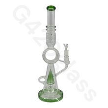 Load image into Gallery viewer, 17.3 Inch LOOKAH Conical Megacomplex Glass Bong | Water Pipes