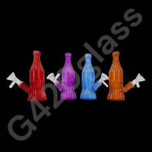Load image into Gallery viewer, 6 Inch Colorful Beer Bottle Glass Water Pipe Hookah Bong