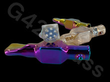 Load image into Gallery viewer, 7 Air hole chillum glass pipe