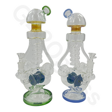 Load image into Gallery viewer, 15 Inch LOOKAH Jellyfish Water Pipe | Glass Bong