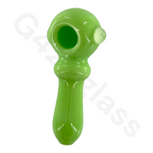 Load image into Gallery viewer, 4 Inch Solid Color Hand Pipe | G420glass Spoon Pipe