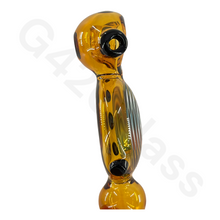 Load image into Gallery viewer, 5 Inch Snail Style Hand Pipe with Colorful Pattern | Built-in Honeycomb Screens