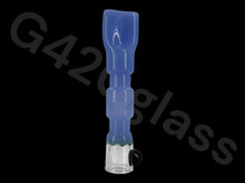 Load image into Gallery viewer, blue chillum pipe glass pipe