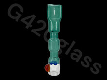 Load image into Gallery viewer, teal green chillums with blue screens