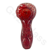 Load image into Gallery viewer, 3 1/2 Inch Fancy Frits Glass Spoon Pipe | G420 Glass Hand Pipe