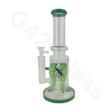 Load image into Gallery viewer, 11 Inch Wonder Land FlowerWater Pipe Mini Bubbler Glass Bongs Oil Rigs