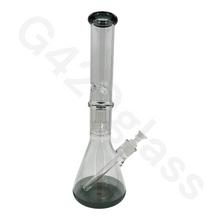 Load image into Gallery viewer, 16 Inch Beaker Base Ice Bong Heavy Duty W/ Lattice Showerhead