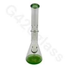 Load image into Gallery viewer, 16 Inch Beaker Base Ice Bong Heavy Duty W/ Lattice Showerhead