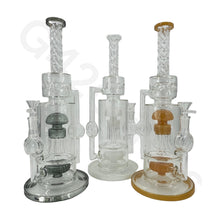 Load image into Gallery viewer, 13 Inch Heavy Duty Jelly Fish Water Pipe Mini Bubbler Glass Bongs Oil Rigs