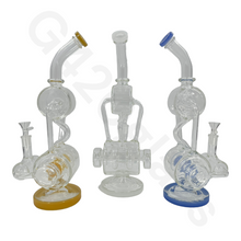 Load image into Gallery viewer, 15 Inch LOOKAH Transparency Water Pipe | Glass Bong