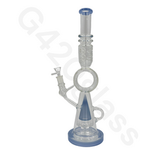 Load image into Gallery viewer, 17.3 Inch LOOKAH Conical Megacomplex Glass Bong | Water Pipes