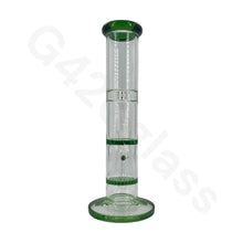 Load image into Gallery viewer, 10 Inch Double Honeycomb Screens Glass Water Pipe Hookah Bong