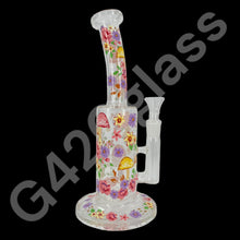 Load image into Gallery viewer, 10 Inch Plants Decals Glass Water Pipe Hookah Bong