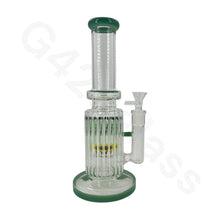 Load image into Gallery viewer, 11 Inch Wonder Land FlowerWater Pipe Mini Bubbler Glass Bongs Oil Rigs