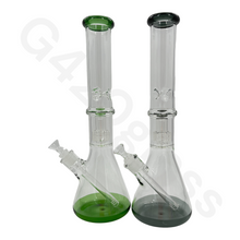 Load image into Gallery viewer, 16 Inch Beaker Base Ice Bong Heavy Duty W/ Lattice Showerhead
