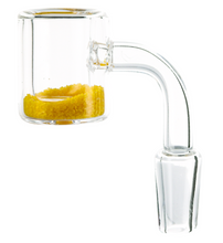 Load image into Gallery viewer, 14mm Male 90 Degree Thermochromic Thermal Quartz Banger