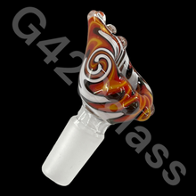 Load image into Gallery viewer, 1 Piece Colorful Pattern Glass Bowl | 14mm Male Bowl