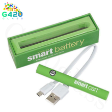 Load image into Gallery viewer, Organic Smart 380 mAh 510 Thread Vape Battery + USB Cable