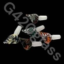 Load image into Gallery viewer, 1 Piece Colorful Pattern Glass Bowl | 14mm Male Bowl