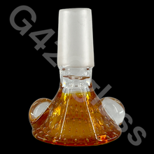 Load image into Gallery viewer, G420glass Slime Funnel Bowl with ear beads | 14MM Male